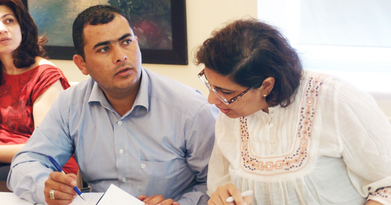Participants in the Training of Trainers programme on human rights for participants from the Middle East and North Africa