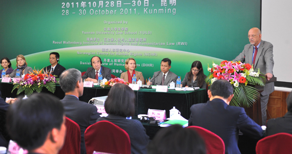 The fourth National Human Rights Education Meeting in Kunming organised in co-operation with Yunnan University Law School, Norwegian Centre for Human Rights and the Danish Centre for Human Rights
