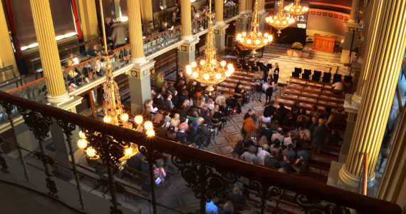 The University Main Hall just before the event