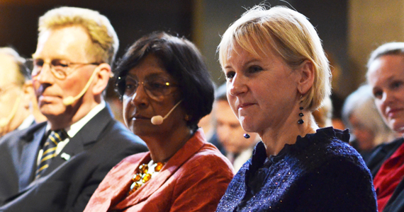 Margot Wallström and Navi Pillay