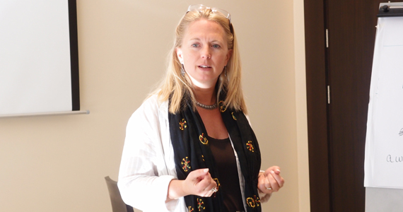 Ambassador Charlotta Sparre closes the workshop